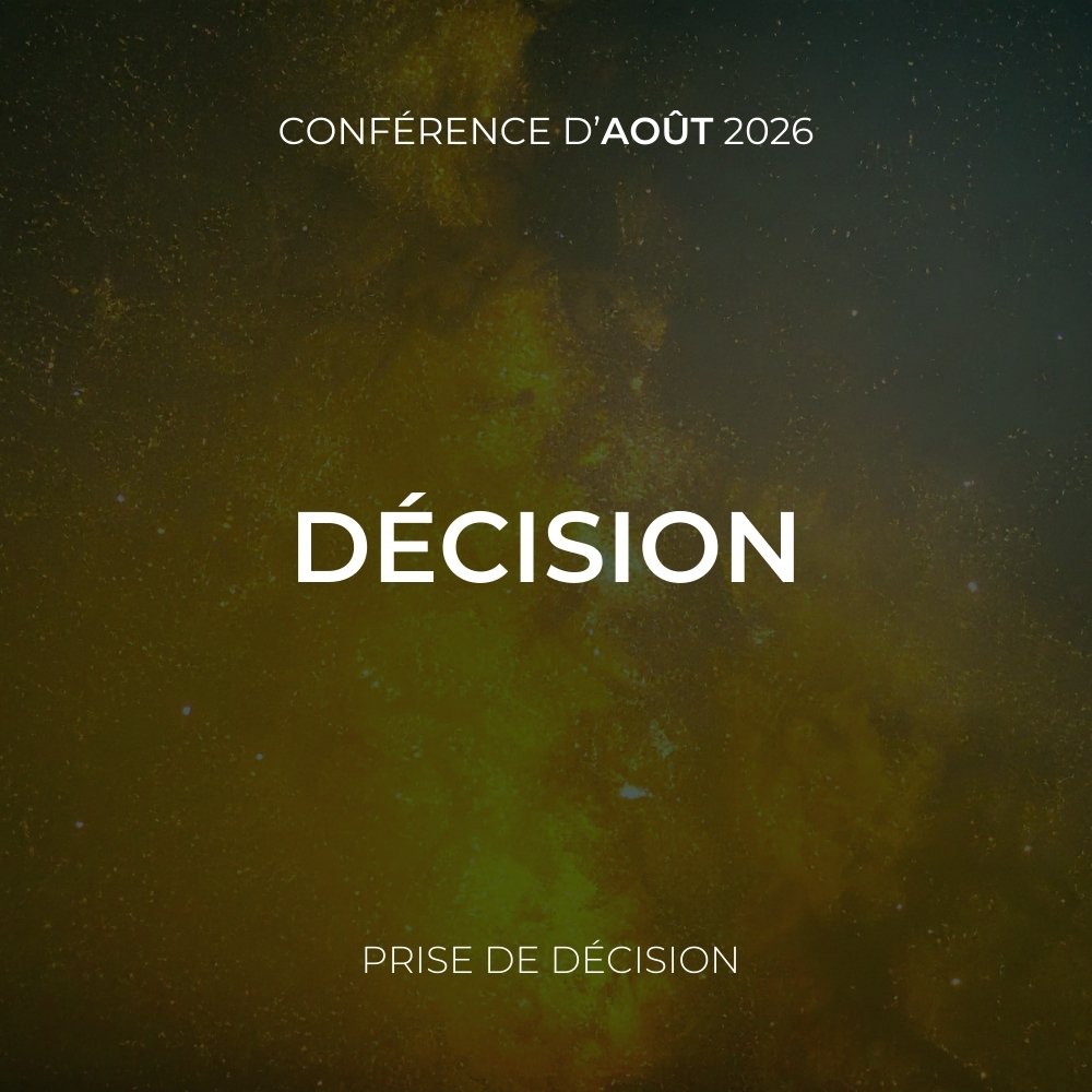 Conférence - Août 2026