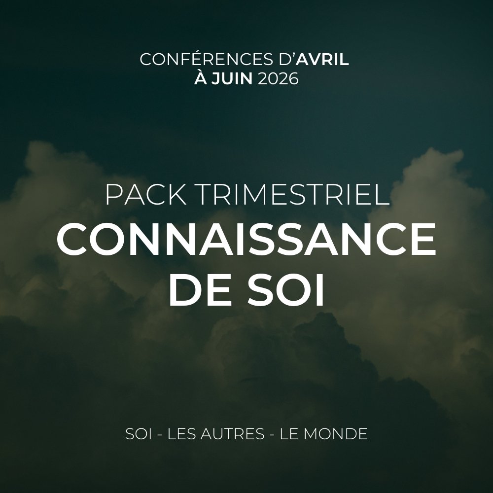 Pack trimestriel - Conférence - Avril à Juin 2026
