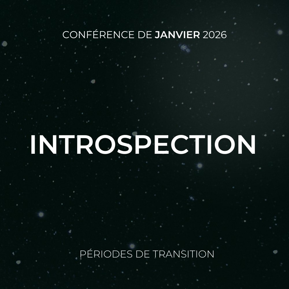 Conférence - Janvier 2026